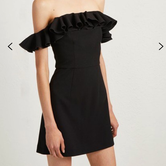 French Connection ruffle strap dress - Picture 6 of 8
